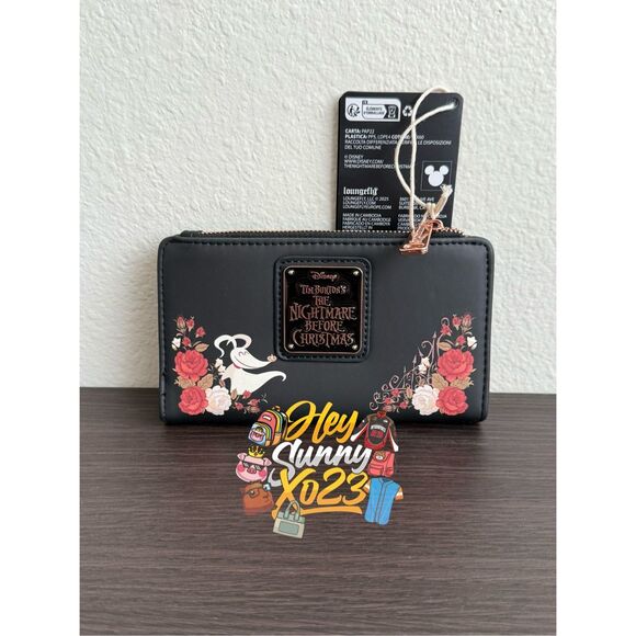 Loungefly Disney The Nightmare Before Christmas Zero Floral Wallet - Picture 2 of 5